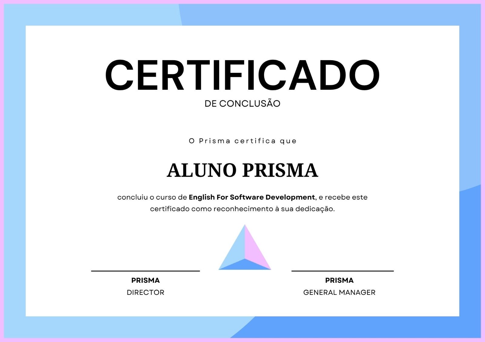 Certificado Prisma
